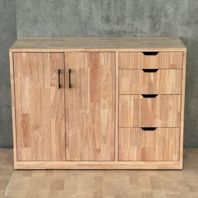 Tủ cá nhân 100x38x73cm gỗ cao su TCN68107