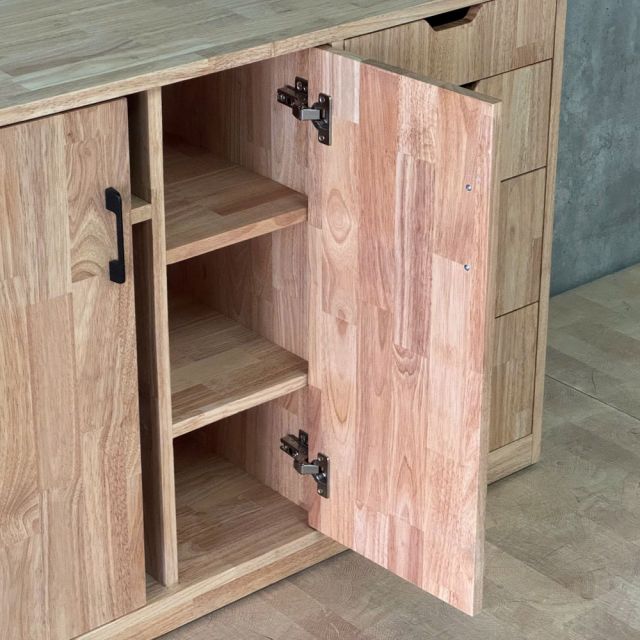 Tủ cá nhân 100x38x73cm gỗ cao su TCN68107