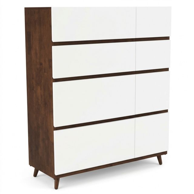 Tủ quần áo CUUYN 120x45x145cm gỗ cao su TQA68115