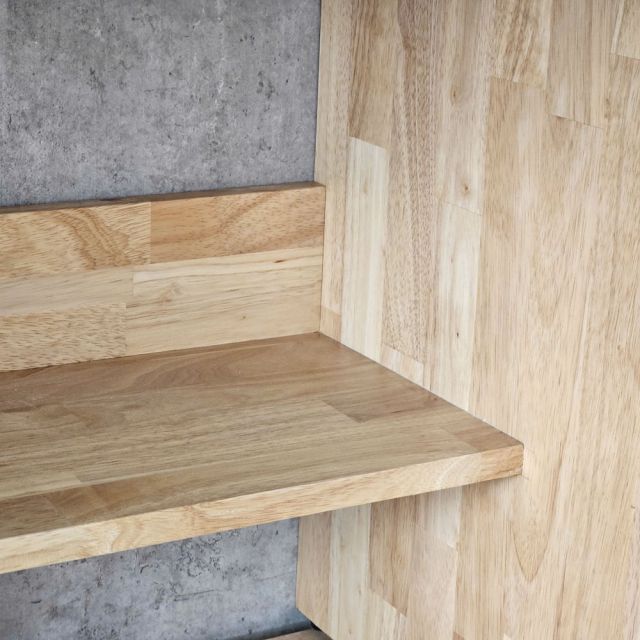 Bàn làm việc 123x60x80cm gỗ cao su BD68201