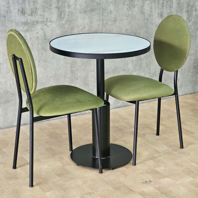 Combo bàn ghế cafe chân sắt sơn tĩnh điện CBCF369