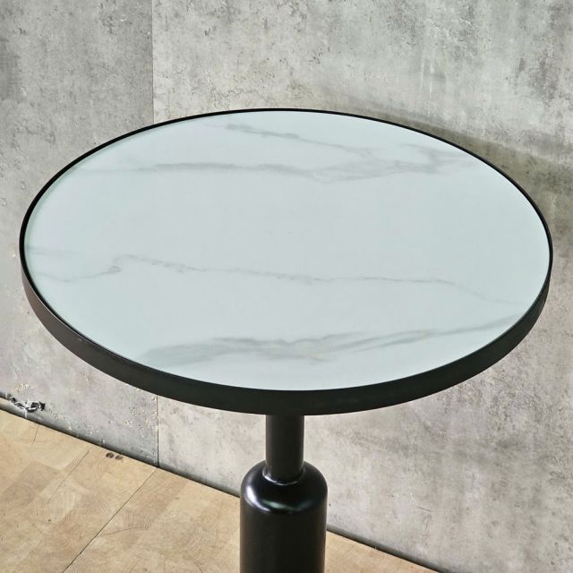 Bàn cafe tròn 60cm mặt ceramic CFD68292