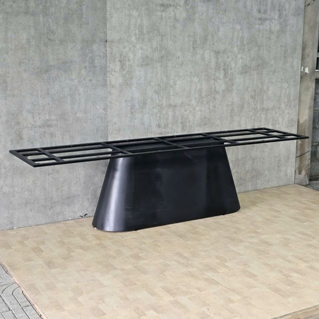 Chân bàn sắt 290x70cm sơn tĩnh điện CHB68133