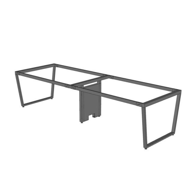 Chân bàn họp 299x99x73cm sơn tĩnh điện hệ Trapez CHB68135