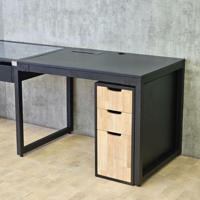 Bàn kiến trúc 180x70cm gỗ cao su chân chữ Z lắp ráp DD68018