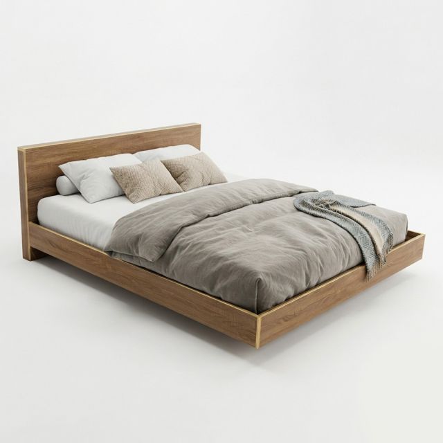 Giường ngủ VEGA gỗ plywood khung sắt lắp ráp GN68066