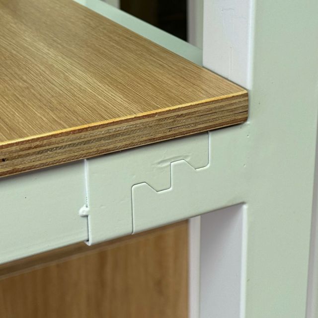 Giường tầng 250x222x180cm gỗ plywood khung sắt lắp ráp GT031