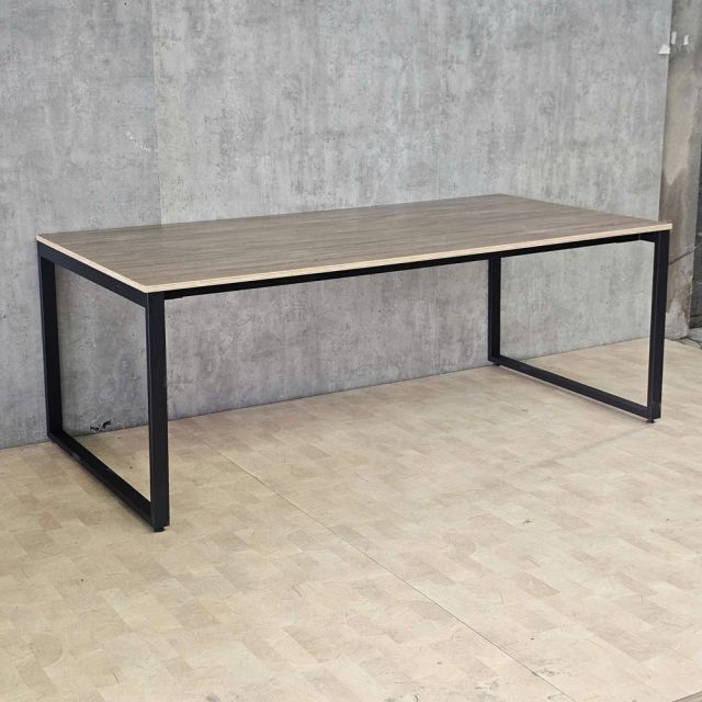 Bàn làm việc 200x100x75cm gỗ plywood chân hệ Rectang HBRT151