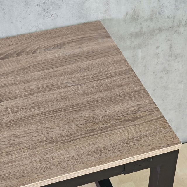 Bàn góc L 190x100cm gỗ plywood chân hệ Rectang HBRT152