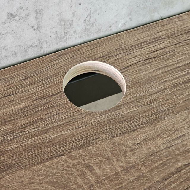 Bàn góc L 190x100cm gỗ plywood chân hệ Rectang HBRT152