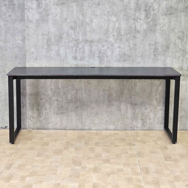 Bàn làm việc 180x60cm gỗ cao su chân sắt hệ Rectang HBRT153