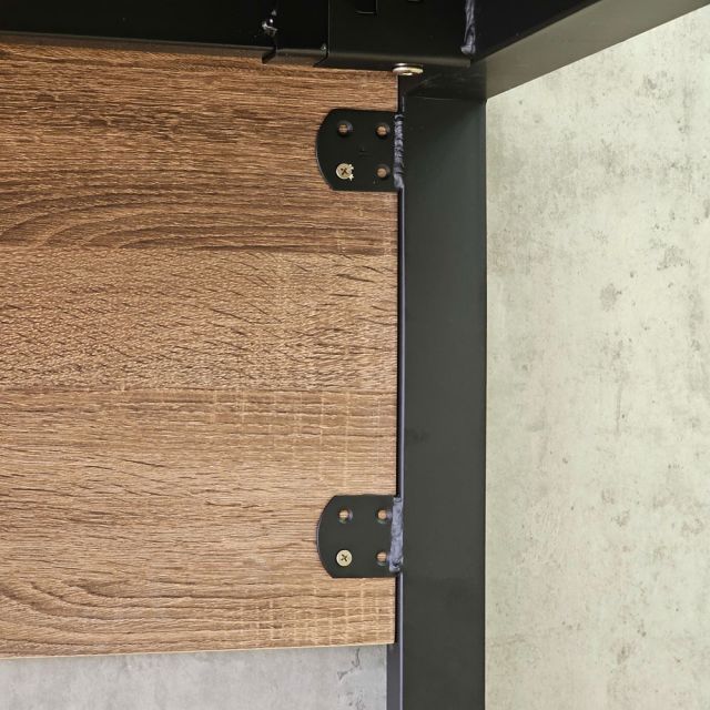 Bàn làm việc kích thước lớn 240x80cm gỗ plywood hệ Rectang HBRT154