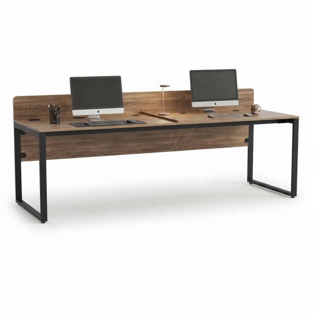 Bàn làm việc kích thước lớn 240x80cm gỗ plywood hệ Rectang HBRT154