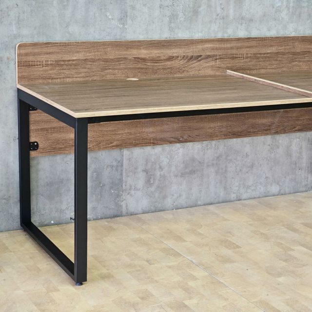 Bàn làm việc kích thước lớn 240x80cm gỗ plywood hệ Rectang HBRT154
