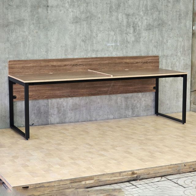 Bàn làm việc kích thước lớn 240x80cm gỗ plywood hệ Rectang HBRT154
