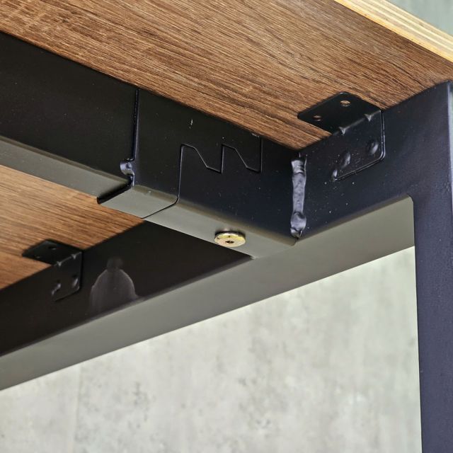 Bàn làm việc 140x80cm gỗ plywood hệ Rectang HBRT155