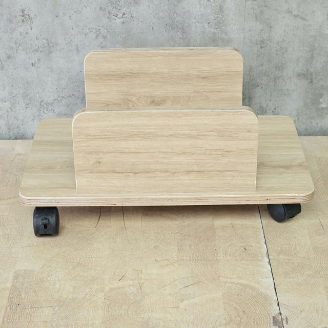 Kệ để CPU có bánh xe gỗ Plywood phủ melamin KCPU68009