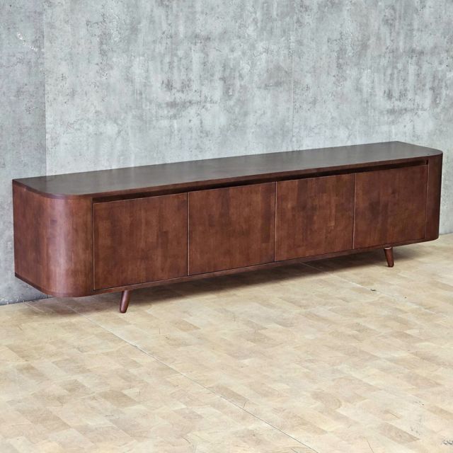 Kệ để tivi 200x40x50cm gỗ cao su KTV68150