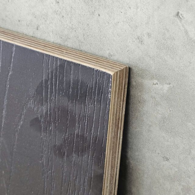 Mặt bàn làm việc 120x60cm gỗ plywood phủ melamin màu đen vân gỗ MB064