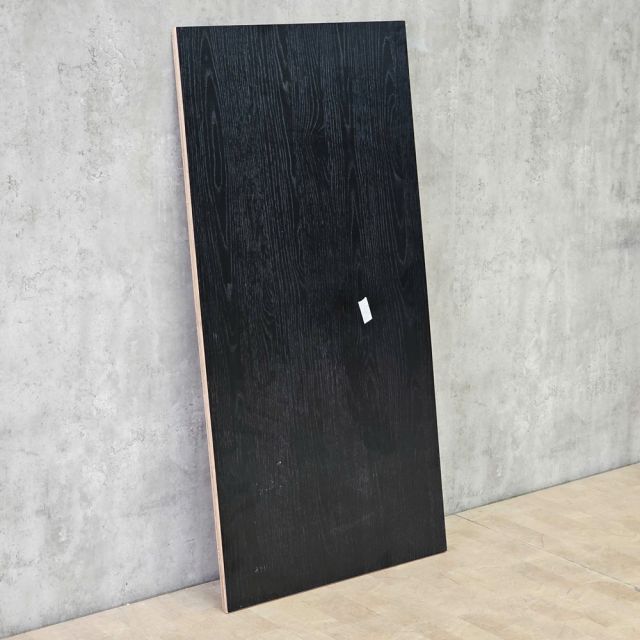Mặt bàn làm việc 120x60cm gỗ plywood phủ melamin màu đen vân gỗ MB064