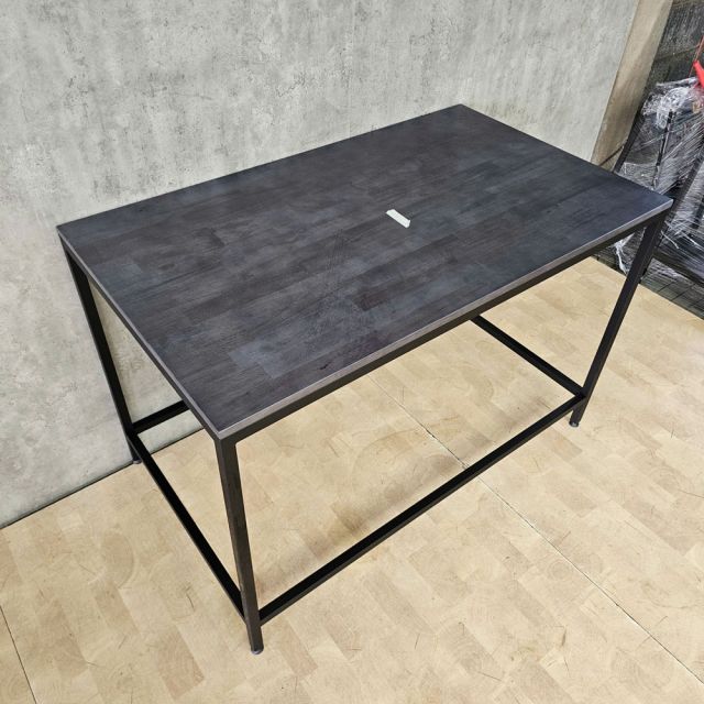 Bàn thao tác vải 120x70x80cm gỗ cao su chân sắt WSTB009