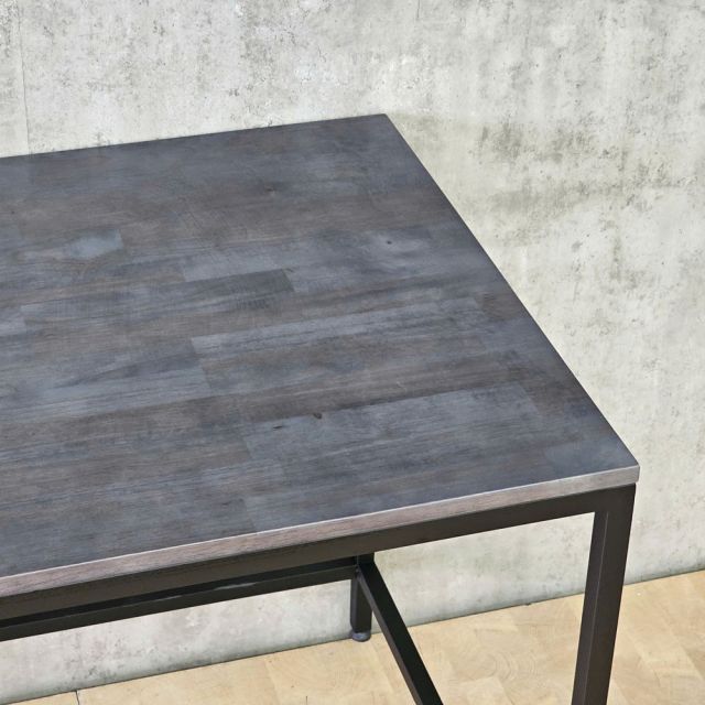 Bàn thao tác vải 120x70x80cm gỗ cao su chân sắt WSTB009