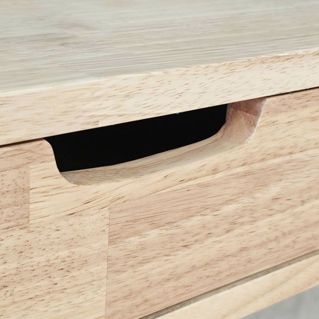 Bàn chân ống nước sắt RONEX2 140x60x75cm gỗ cao su BD68203