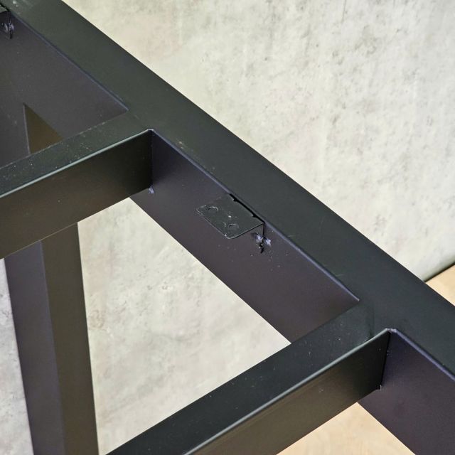 Chân bàn sắt 160x80cm sơn tĩnh điện CHB68137