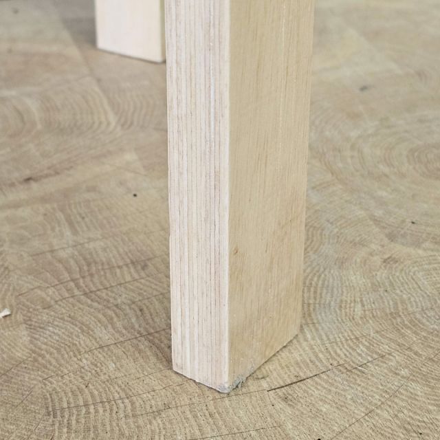 Ghế đôn tròn gỗ chân uốn plywood GCF180