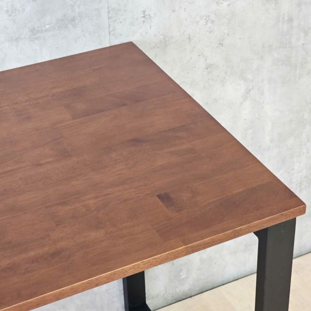 Bàn làm việc góc L 120x90x75cm gỗ cao su hệ Rectang HBRT156