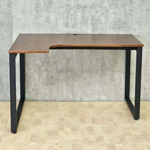 Bàn làm việc góc L 120x90x75cm gỗ cao su hệ Rectang HBRT156