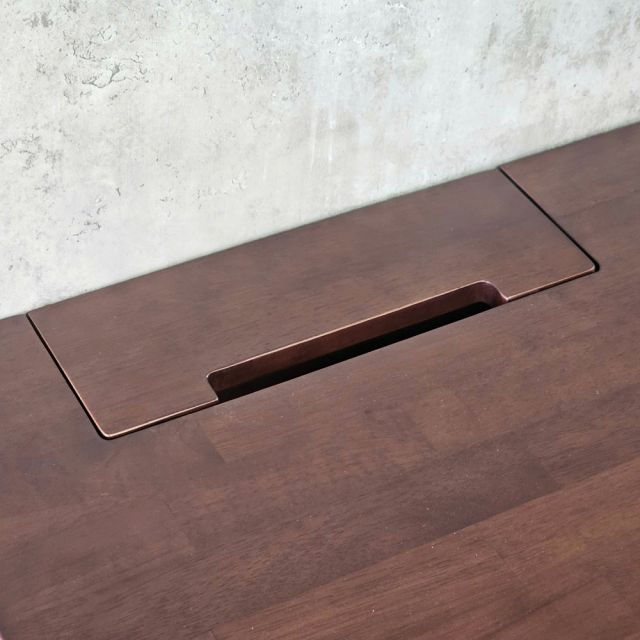 Bàn gác tủ 160x80cm gỗ cao su chân chữ X HBXC078