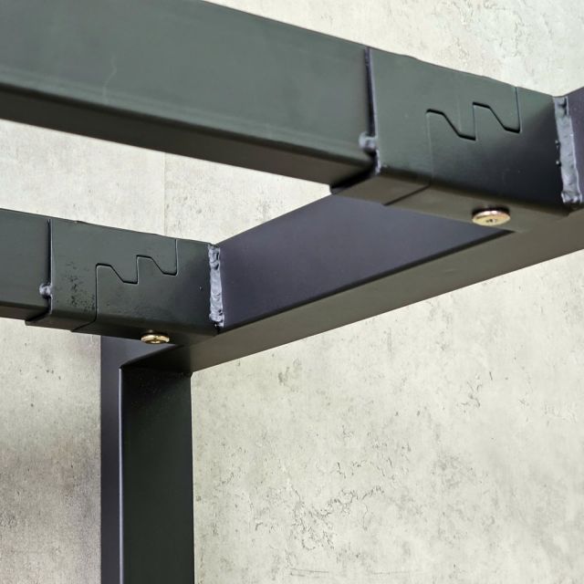 Chân bàn sắt dành cho bàn 100x50cm sơn tĩnh điện hệ Rectang HCRT051