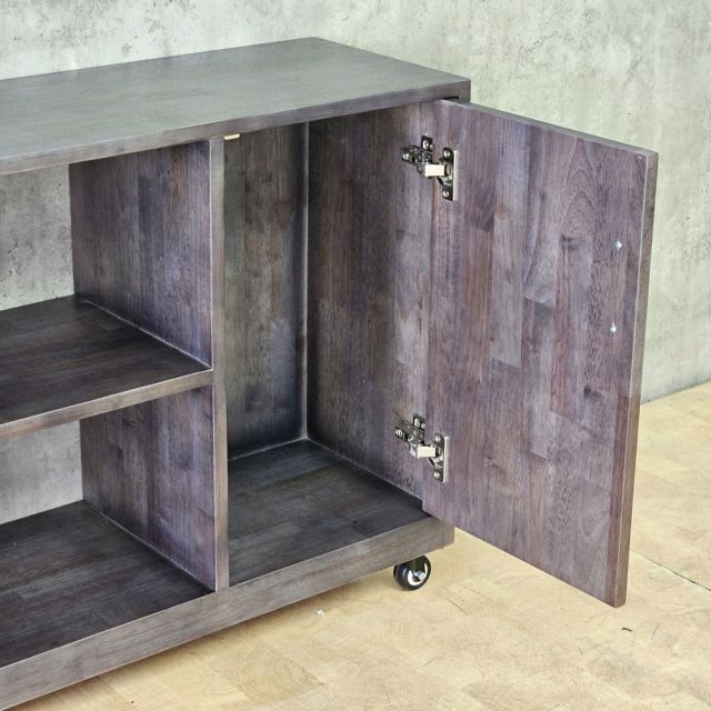 Kệ sách di động 120x30x60cm gỗ cao su KS68340