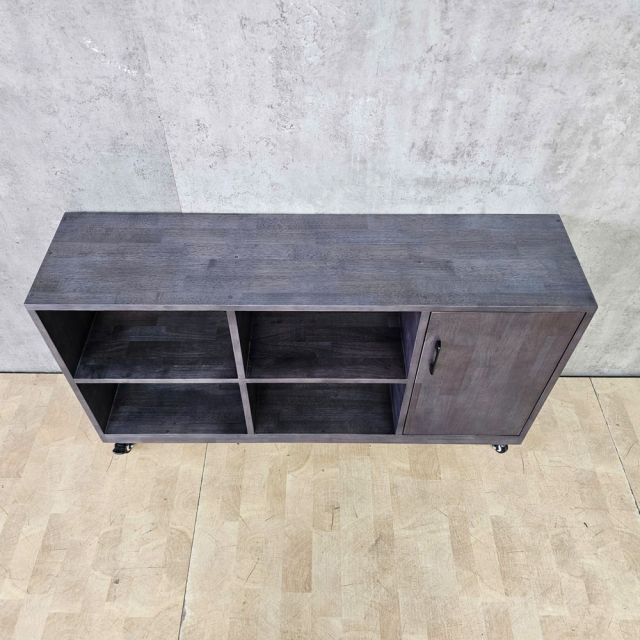 Kệ sách di động 120x30x60cm gỗ cao su KS68340