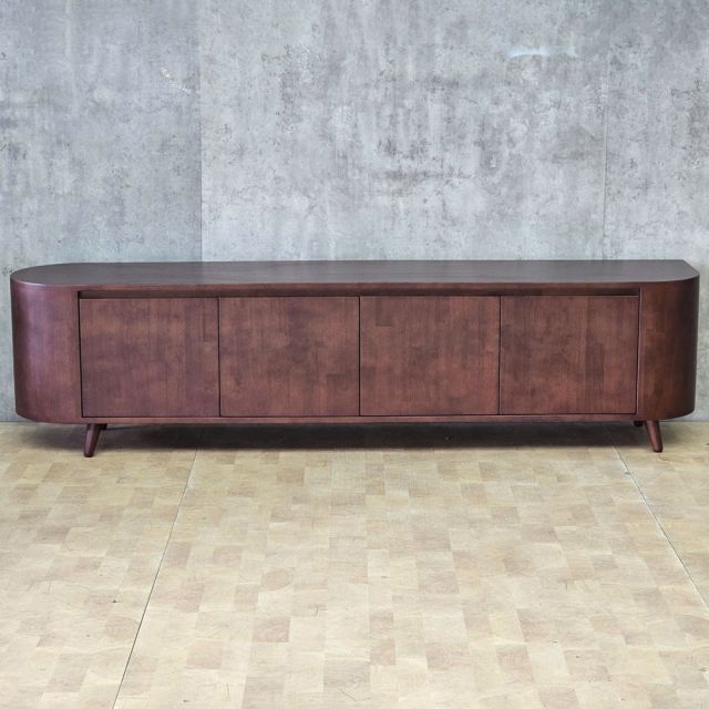 Kệ để tivi KINN2 200x40x50cm gỗ cao su KTV68151