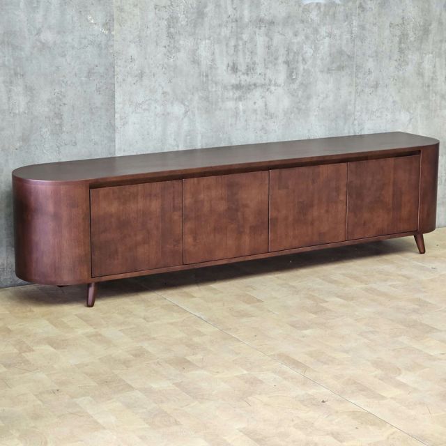Kệ để tivi KINN2 200x40x50cm gỗ cao su KTV68151
