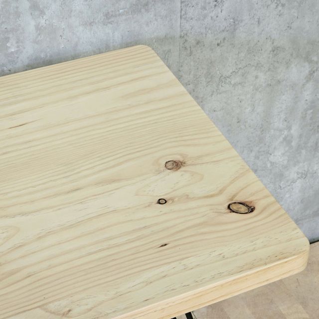 Bàn làm việc 120x60cm gỗ thông dày chân sắt Hairpin Pro SPD68169