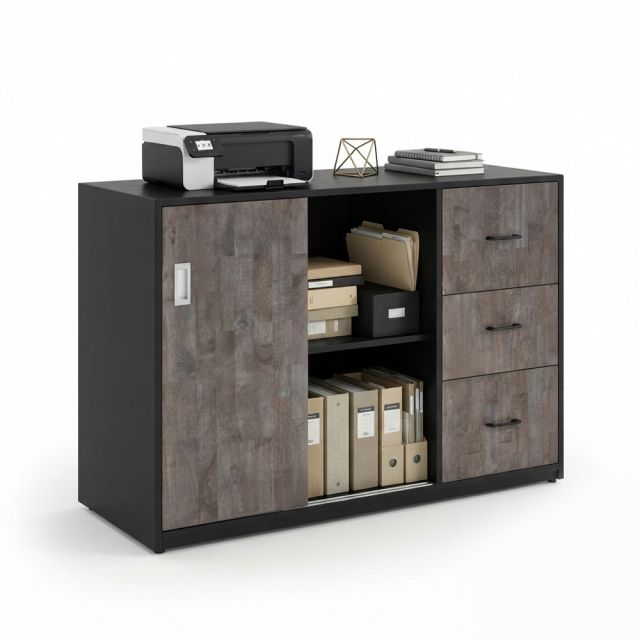 Tủ lưu trữ 120x50x100cm gỗ cao su THS68099