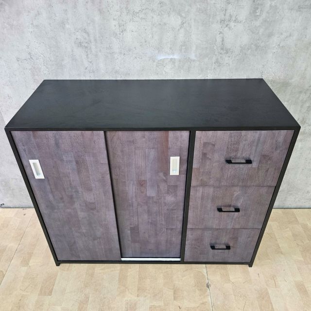 Tủ lưu trữ 120x50x100cm gỗ cao su THS68099