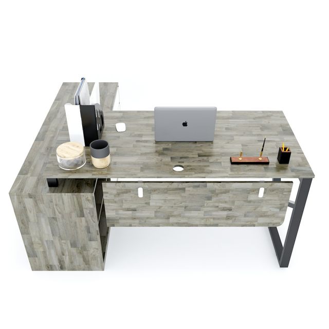 HBKC019 - Bàn giám đốc 160x140 KConcept chân sắt lắp ráp HBKC019 - Bàn giám đốc 160x140 KConcept chân sắt lắp ráp