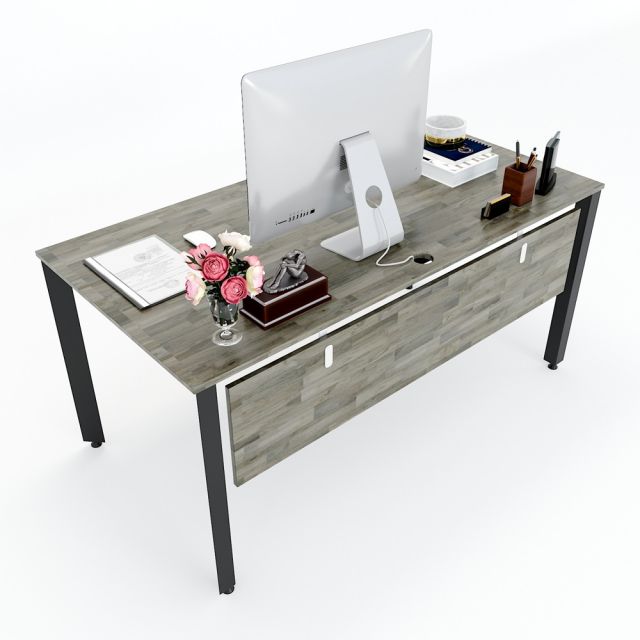HBTA007 - Bàn làm việc 80x160cm hệ Trian chân sắt tam giác HBTA007 - Bàn làm việc 80x160cm hệ Trian chân sắt tam giác