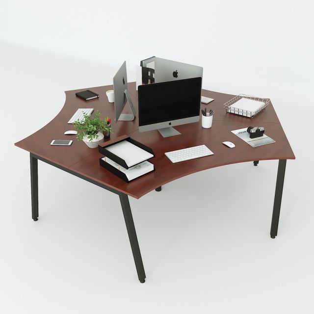 HBAT025 - Bàn cụm 3 240x208 Aton Concept chân sắt lắp ráp HBAT025 - Bàn cụm 3 240x208 Aton Concept chân sắt lắp ráp