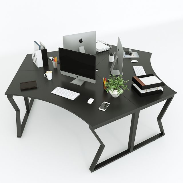 HBMC025 - Bàn cụm 3 người 240x208 MConcept chân sắt lắp ráp HBMC025 - Bàn cụm 3 người 240x208 MConcept chân sắt lắp ráp