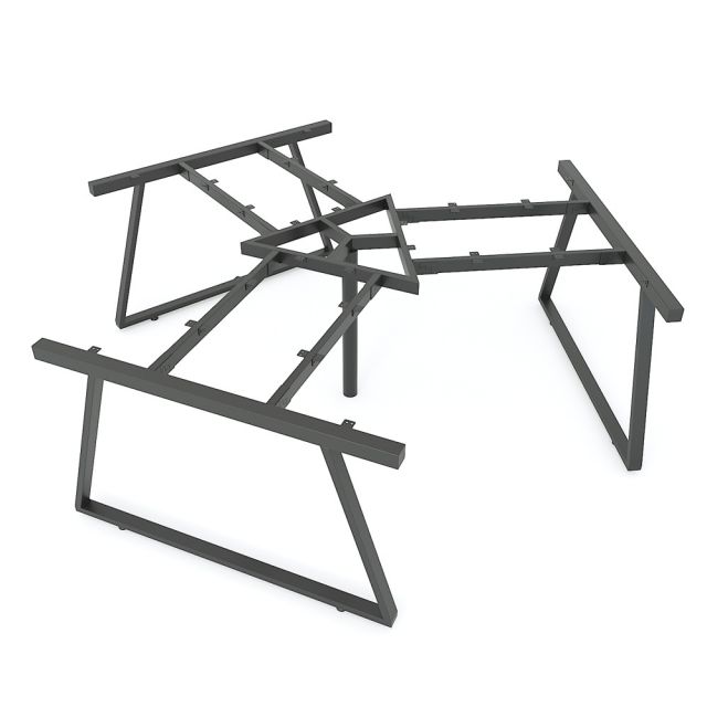 HCTH023 - Chân bàn cụm 3 hệ Trapeze II Concept 236x205cm lắp ráp HCTH023 - Chân bàn cụm 3 hệ Trapeze II Concept 236x205cm lắp ráp
