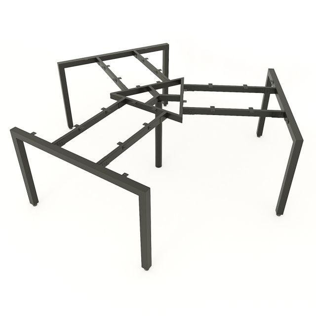 HCUC023 - Chân bàn cụm 3 hệ UConcept 236x205cm lắp ráp HCUC023 - Chân bàn cụm 3 hệ UConcept 236x205cm lắp ráp