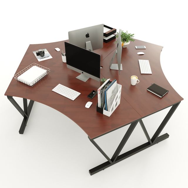 Bàn cụm 3 người 240x208 VConcept chân sắt lắp ráp HBVC021 Bàn cụm 3 người 240x208 VConcept chân sắt lắp ráp HBVC021