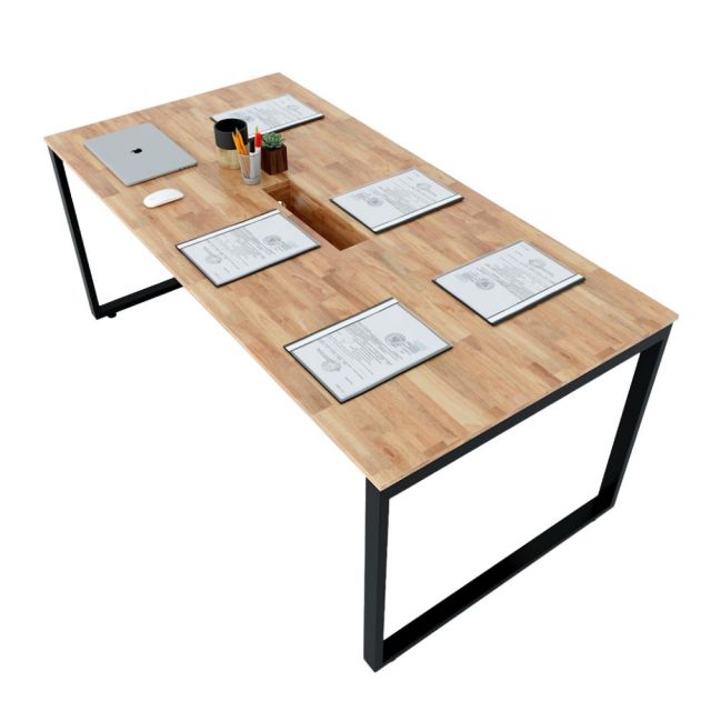 HBRT008 - Bàn họp 90x180cm hệ RECTANG chân sắt lắp ráp HBRT008 - Bàn họp 90x180cm hệ RECTANG chân sắt lắp ráp