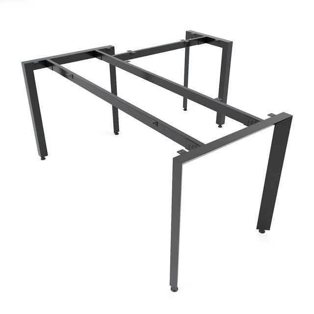HCTA017 - Chân bàn chữ L chỗ ngồi hệ Trian Concep 160x150 lắp ráp HCTA017 - Chân bàn chữ L chỗ ngồi hệ Trian Concep 160x150 lắp ráp
