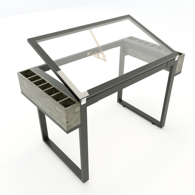 DD68005- Bàn vẽ kiến trúc DraftingDesk chân sắt mặt kính DD68005- Bàn vẽ kiến trúc DraftingDesk chân sắt mặt kính